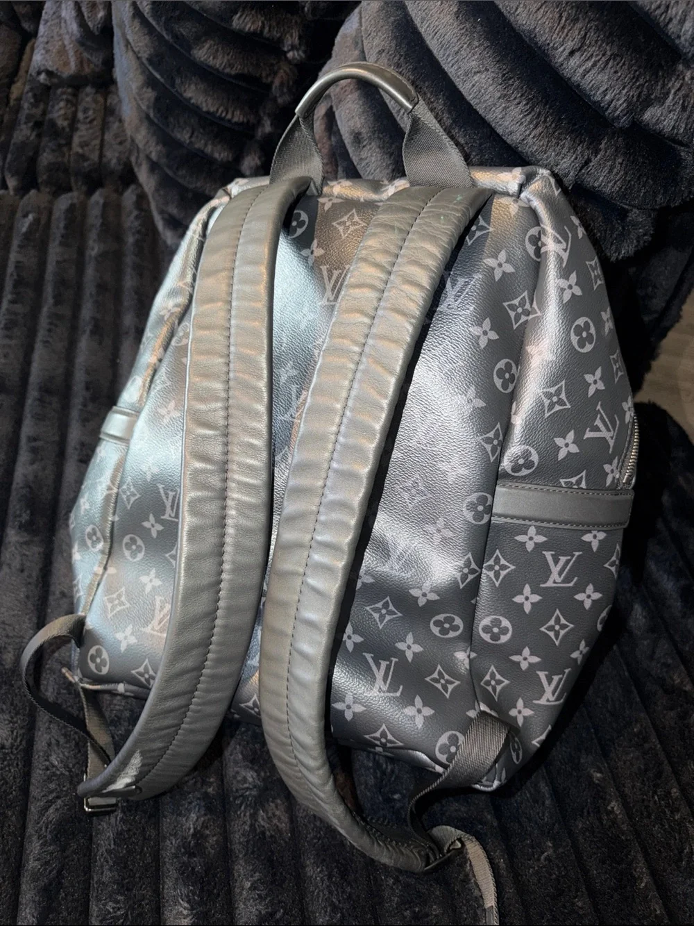 Louis Vuitton Grey Monogram Canvas Backpack